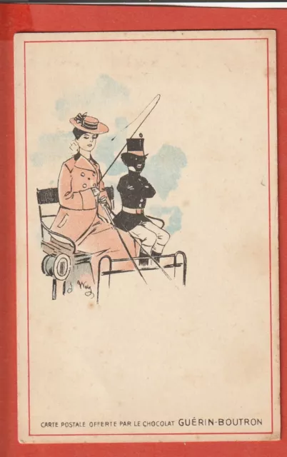 Cpa -  Carte Menu -   Chocolat Guerin -  Boutron -   Illustrateur Jacques Wely