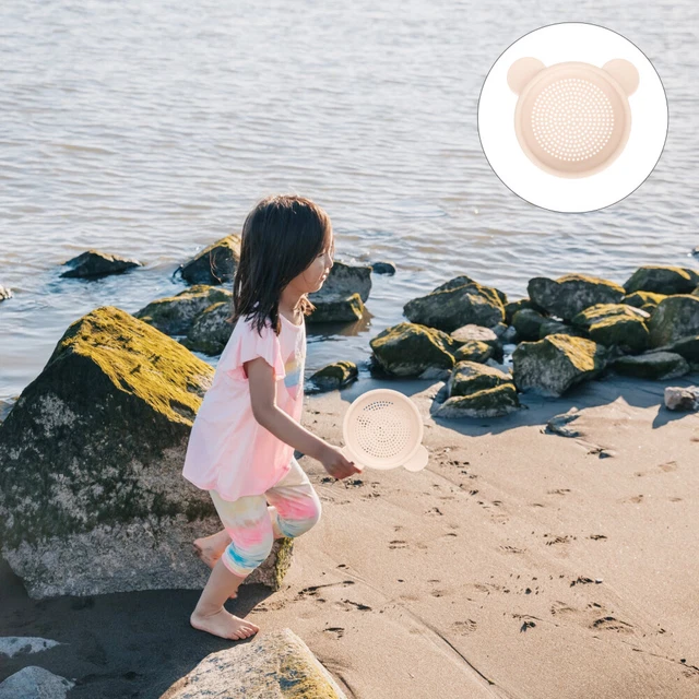 HOURGLASS TOY SANDBOX Sifter Beach Bucket Parentchild Seaside £12.23