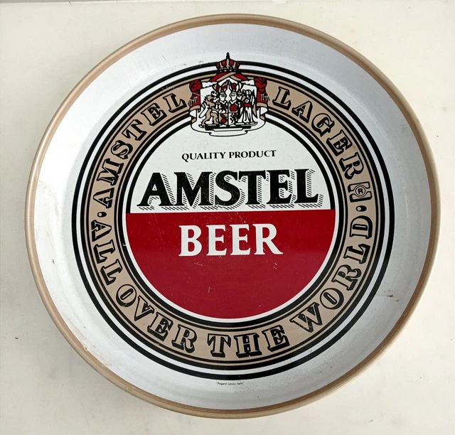 Vassoio in metallo Birra Amstel