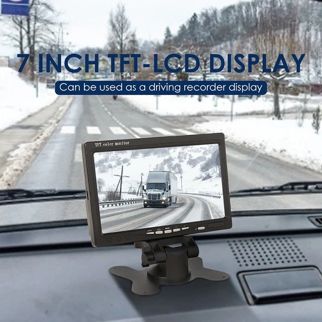 Caméra arrière infrarouge Clear View et 7 moniteurs de sauvegarde LCD combo po