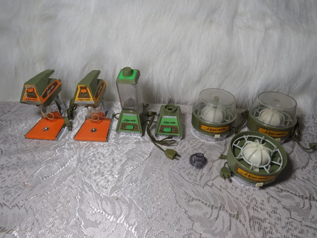 Vintage Ideal Toy Mini-Matic Kitchen Appliances 1970 Blenders Mixers Dishwashers Vintage Ideal Toy Mini-Matic Kitchen Appliances 1970 Blenders Mixers Dishwashers