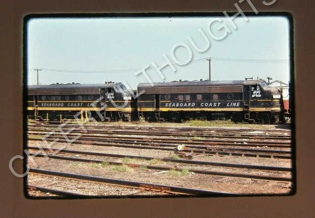 Original '68 Ektachrome Slide SCL Seaboard Coast Line 315 F7A     24Y39