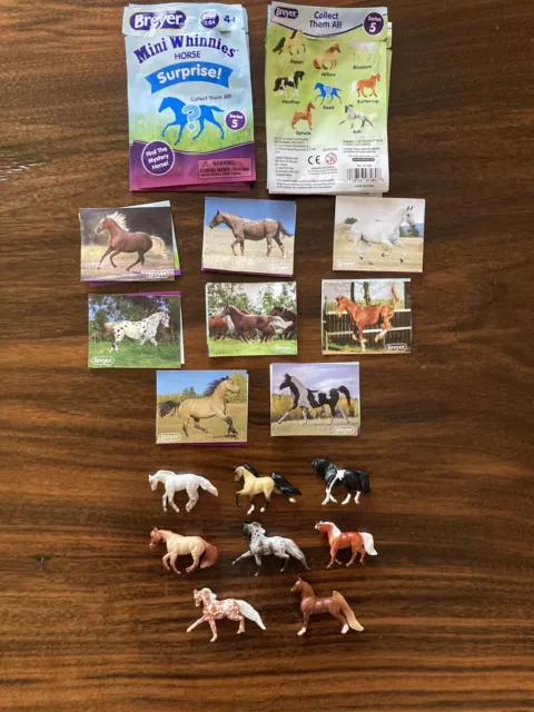 Breyer Mini Whinnies Horse Surprise! Series 5. Complete Set with Chase Piece