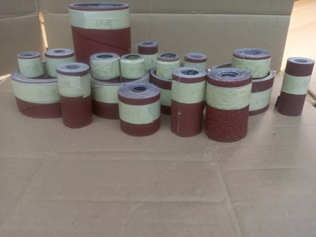 Drum sander strips cut offs box