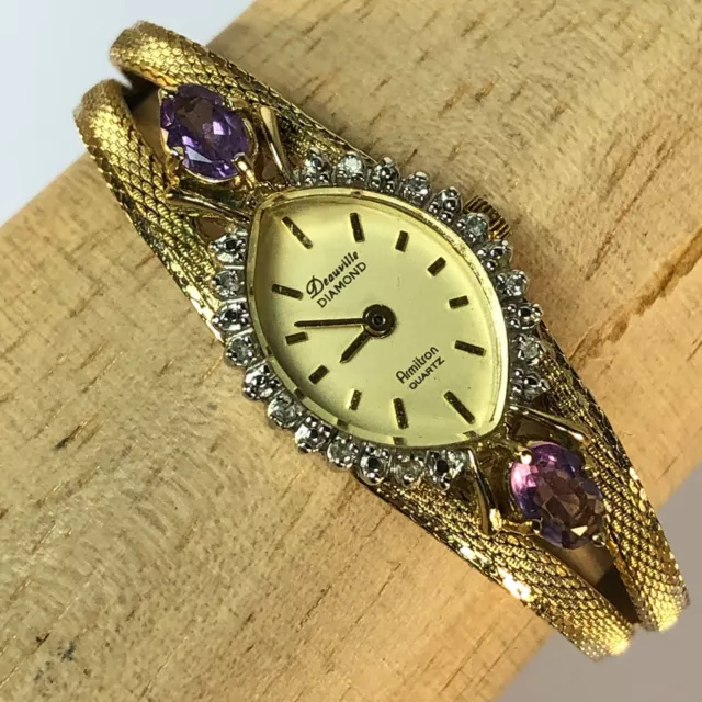 Deauville diamond hotsell armitron quartz watch