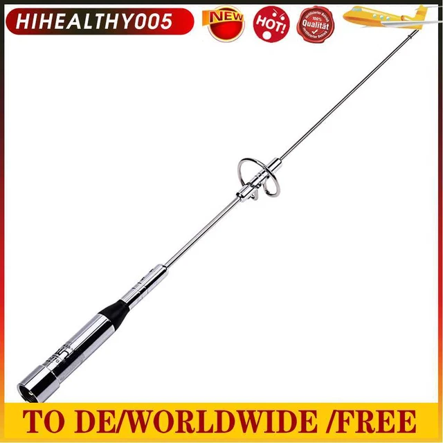 N. 770S VHF UHF Antenna radio prosciutto mobile dual band con connettore PL 145/435 MHz