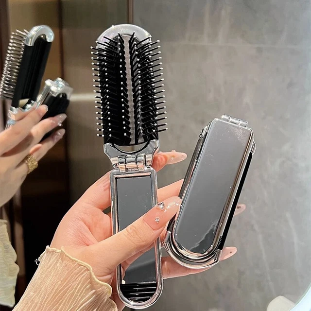 Hairbrus Folding Massage Comb Head Massage Anti-Static Portable Travel Brush