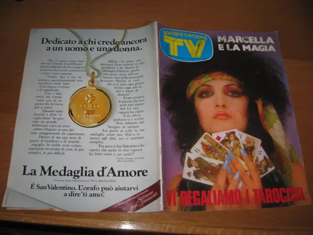 TV SORRISI E CANZONI=1974/4=MARCELLA BELLA=STEVE McQUEEN=FORMULA 3=PROIETTI GIGI