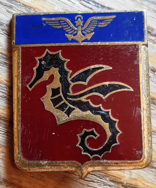 INSIGNE AÉRONAVALE FLOTTILLE 12 F CRUSADER 1990s Marine Nationale