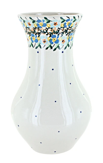 Blue Rose Polish Pottery Pastel Parfait Vase