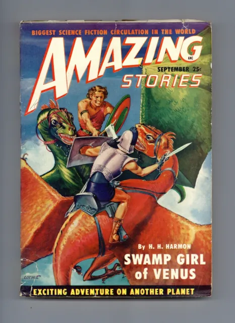 Amazing Stories Pulp Sep 1949 Vol. 23 #9 GD