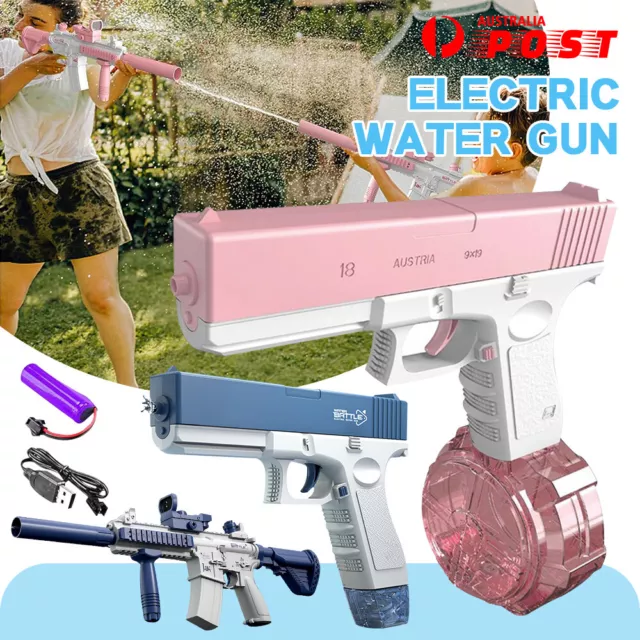 Electric Water Guns Pistol for Adults & Children Summer Pool Beach Toy Outdoor