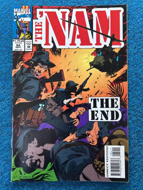 The Nam' # 84 1st Print Marvel  Vietnam Last Issue 1993 Low Print Run