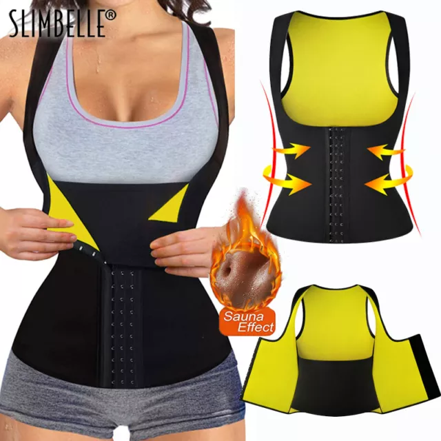 Women Cami Hot Sauna Vest Shapers Thermo Neoprene Sweat Waist Trainer Shapewear