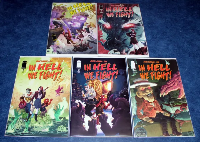 IN HELL we FIGHT 1 2 3 4 5 (of 5) 1st print set iMAGE COMICS 2023 John Layman NM