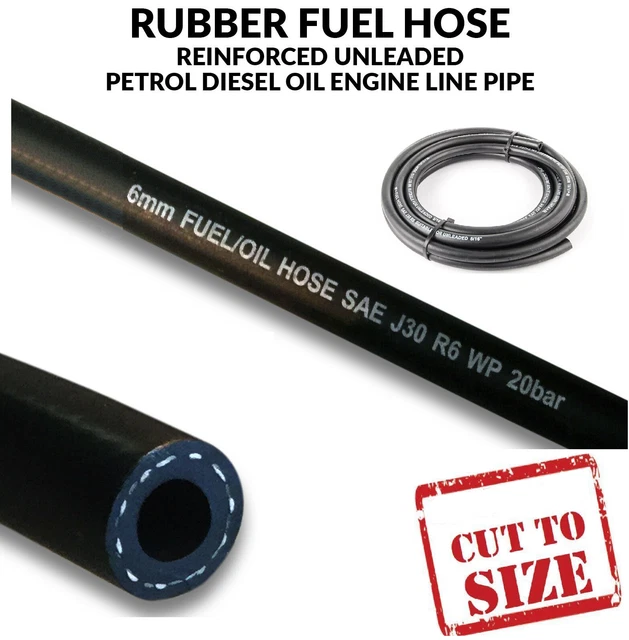 RUBBER REINFORCED FUEL Hose/Pipe For Engines,Oil,Gas,Unleaded Fuel