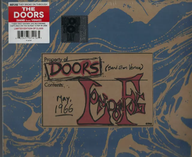 THE DOORS "London Fog 1966" limited numbered 10" Vinyl RSD sealed ltd11000