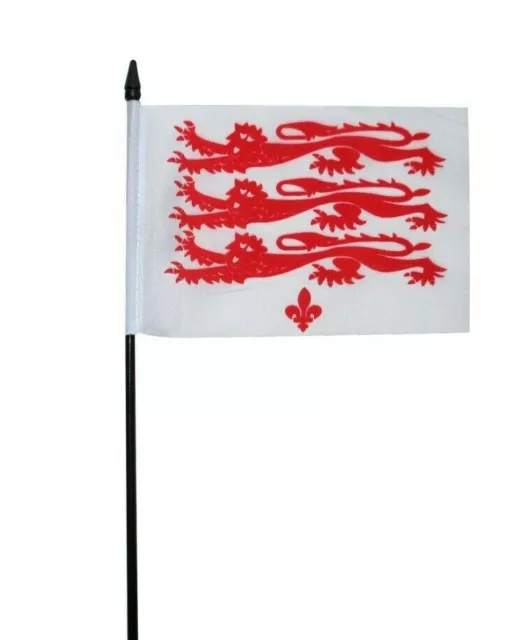 Dorset Old Lions County Small Hand Waving Flag 6" x 4"