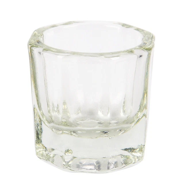 1 pieza Plato de cristal Dappen Taza Arte en Uñas Herramienta Vidrio Plato Dappen TranspaNHUK