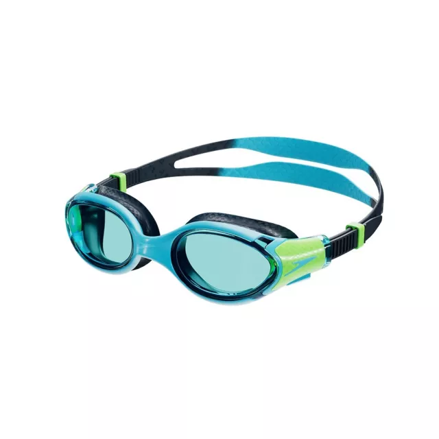 Speedo Biofuse 2.0 Junior Goggle - Hypersonic Blue/True Navy/Lumo Green/Blue