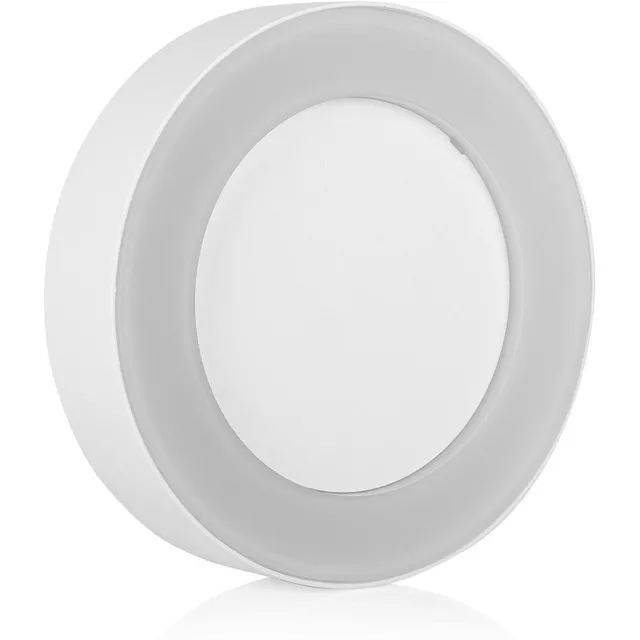 LED Wandleuchte Außenleuchte Circular Weiß rund Ø20cm IP54 13W 700lm > UVP 49€