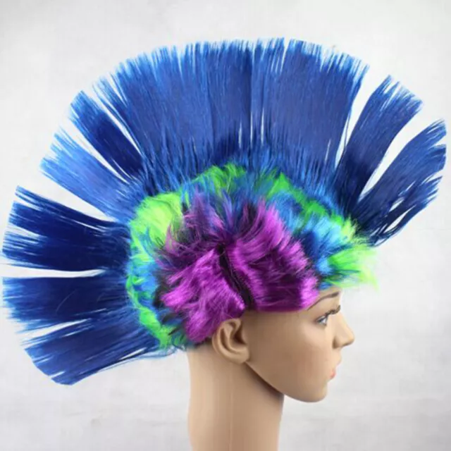 Carnival Costume Accessories Rainbow Wig Funny Hairpiece Clothing 2