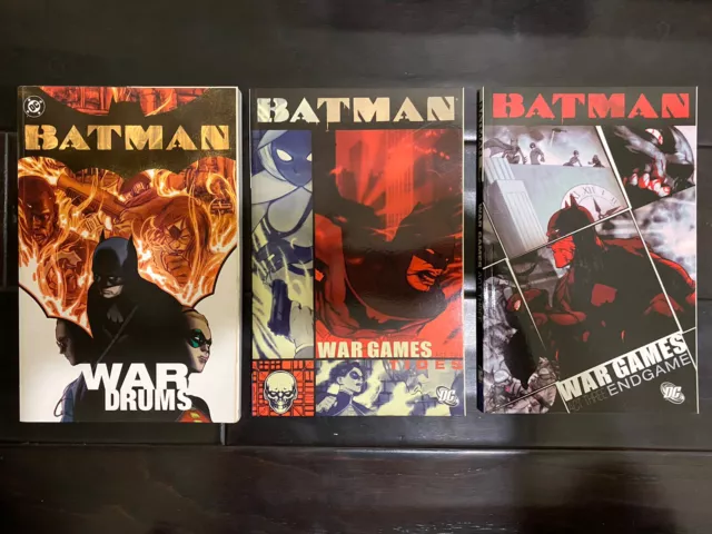 DC Comics Batman War Games Act 2 & 3 Tides Endgame War Drums TPB