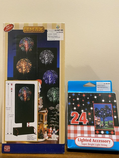 Lemax - Red - White & Blue Fireworks - B/o (4.5v) Online