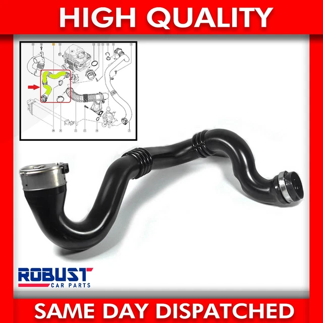 thumbnail image 2 of D2P Turbo Intercooler Hose Pipe For Opel/Vauxhall Movano B 2.3 CDTI (2010+, Lower Section) 2 of 3