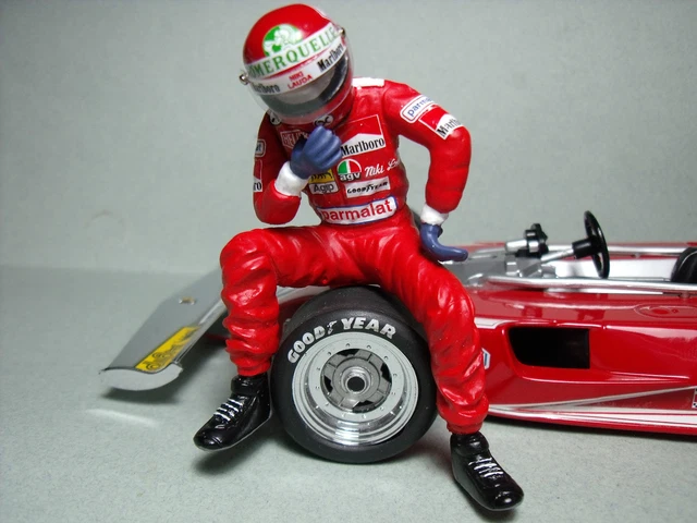 FIGURINE 1/18 STIG MICHAEL SCHUMACHER VROOM NON PEINT FOR