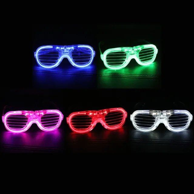 Light Up Toys Glowing Glasses for Kids Play in the Dark with LED Light