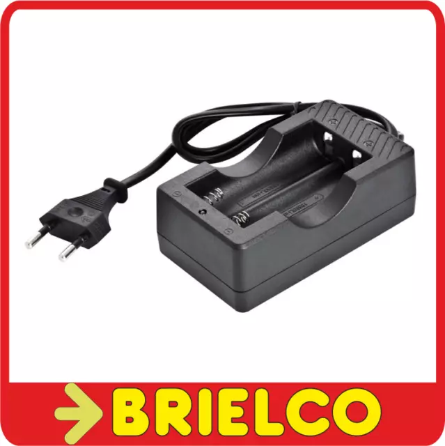 Cargador Automatico De 2 Baterias Litio 3.7V Tipo 18650 Control Por Led Bd4717