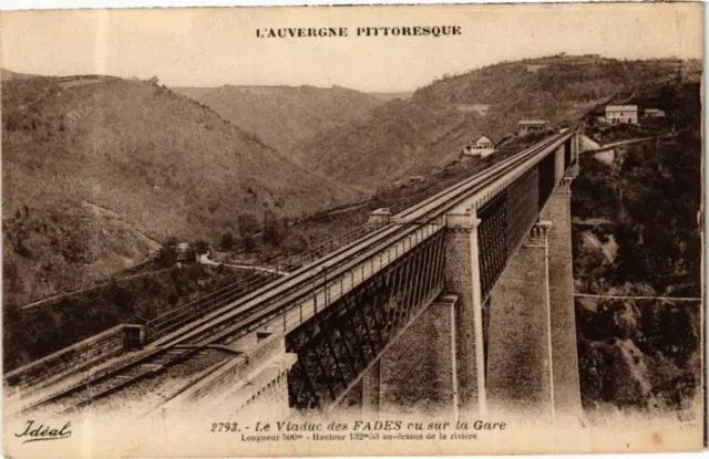 CPA L'Auvergne Pictoresque - Le Viaduc des FADES or on the station (244704)