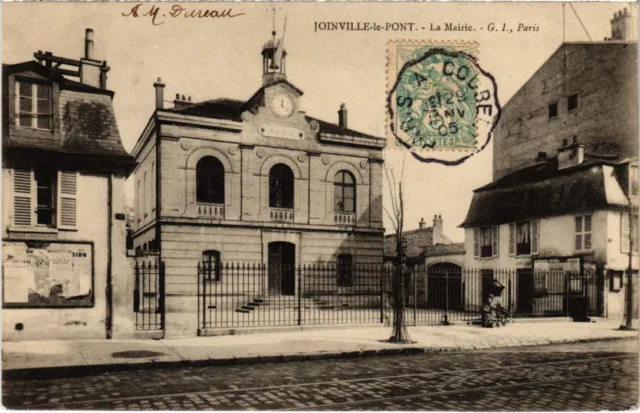 CPA AK Joinville le Pont La Mairie FRANCE (1283435)