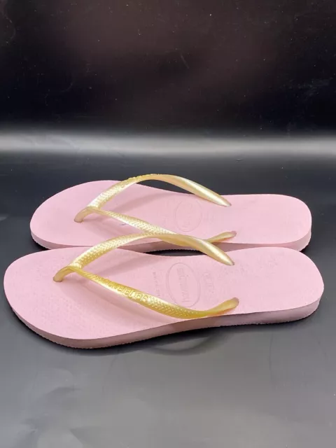 Havaianas Woman Flip Flop Sandals Rose Gold, Size 5