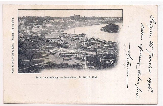 Tirage Ancien Cambodge 1890 - Fête Royale Cochinchine - Photo Albuminée