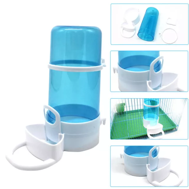 3 Pcs Food Automatic Dispenser Cage Hanging Feeder Bird Feeders Square