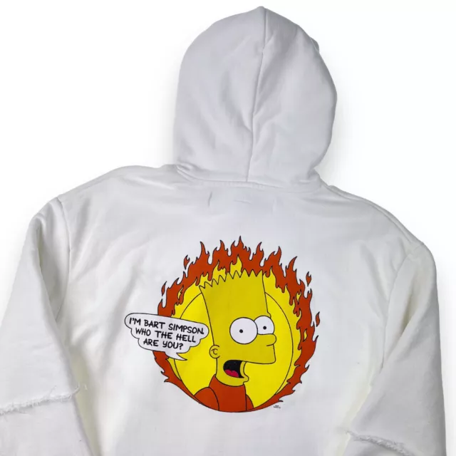 FELPA CON CAPPUCCIO donna Off White Bart Simpson EUR 165 15 PicClick IT