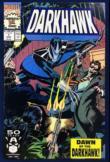 DARKHAWK #1 (1991) Origin & 1st APP of Darkhawk; Hobgoblin APP; VF/NM