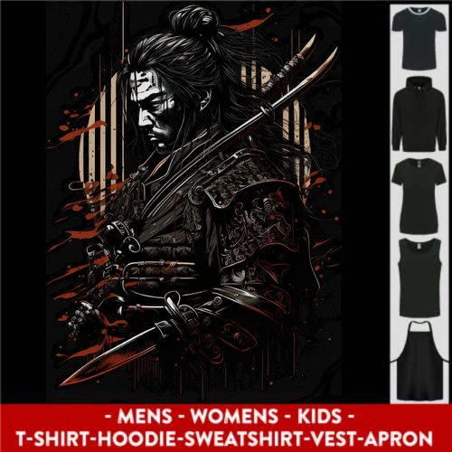 Guerriero Di Il Samurai Giapponese Mma Uomo Donna Bambini Unisex