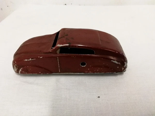 jouet mecanique Voiture Fourgon Pompier ancien tole Wells O