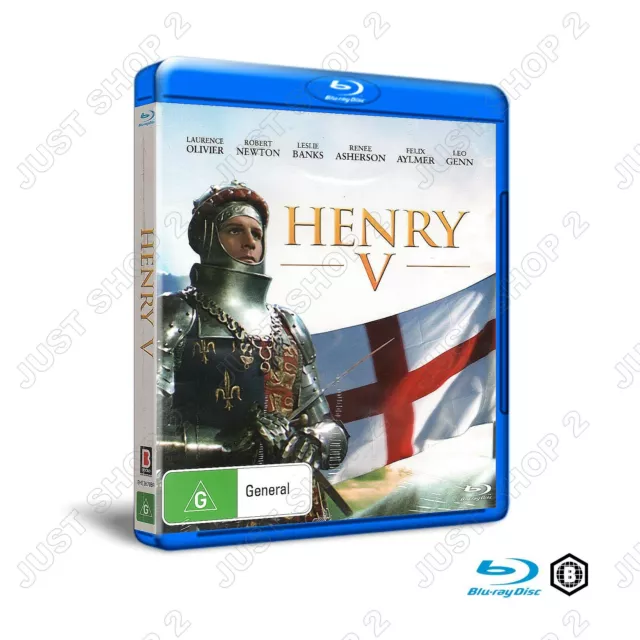 Henry V Blu-ray : (1944) Movie : Laurence Olivier / Robert Newton : Brand New