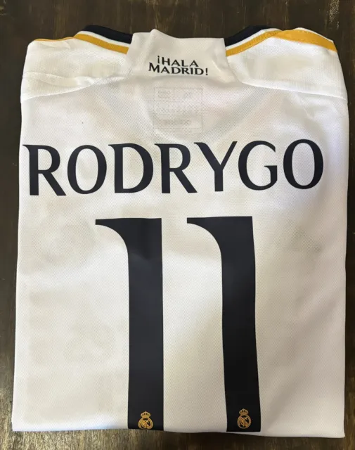 Rodrygo real madrid jersey youth large