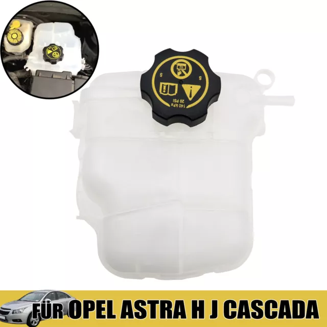 Ausgleichsbehälter Mit Verschlussdeckel Für Opel Astra J Cascada Chevy 13256823#