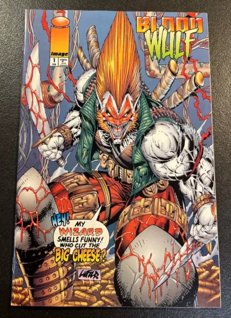 Blood Wulf 1 Variant Cover Rob LIEFELD Image Comics Spawn 1995 Maxx Darker Comic