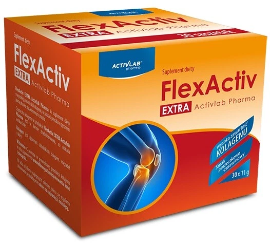FlexActiv EXTRA Kollagen mit Vitamin C Gelenke Collagen 30/60/90 Beutel DHL
