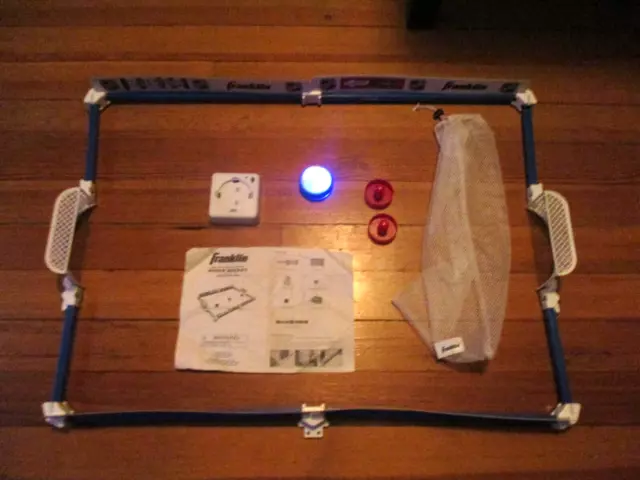 Franklin Nhl Zero Gravity Sports Hover Air Hockey,100% Complete,Works,Sz.3' X 2'