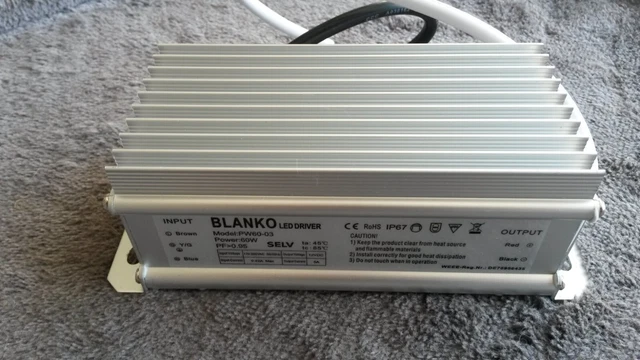 Pilotes LED 31 V 3,6 W, Adaptateur D'alimentation Transformateur Pilote