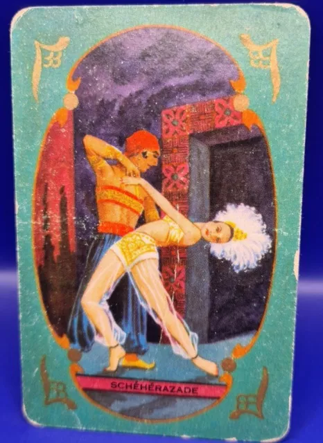 Coles Vintage.Named. Scheherazade Swap card. 50s  Blank Back. Fair Cond