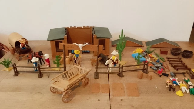 PLAYMOBIL VINTAGE 3768, 3278, western, cowboys EUR 45,00 PicClick ES